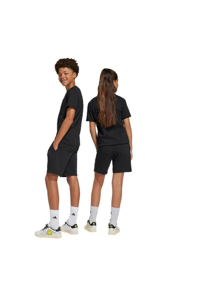 adidas Çocuk  Siyah  SHORTS (1/2) J SMI SHORT JJ3074 - Resim 6