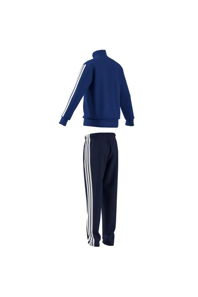 adidas Mavi Unisex Çocuk   Eşofman J 3S TIBERIO TS JC7518 - Resim 11