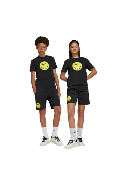 adidas Çocuk  Siyah  SHORTS (1/2) J SMI SHORT JJ3074 - Resim 7