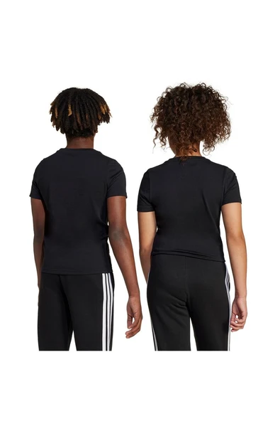 adidas Siyah Çocuk   T-Shirt J T TEE JD4637 - Resim 8