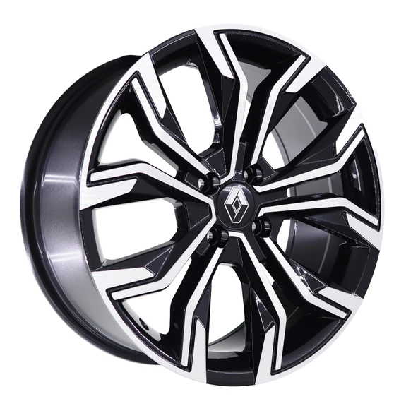 R1 Wheels 17 inç 5*114 ET40 Parlak Siyah Jant Takımı (J-3521) - 1