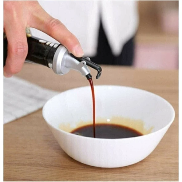 Starlight Home 3'lü Kapaklı Yağ Tıpası Yağdanlık Şişe Ucu Yağlık Sirkelik Sosluk Şişe Başlığı Damlatmaz ürün görseli 1