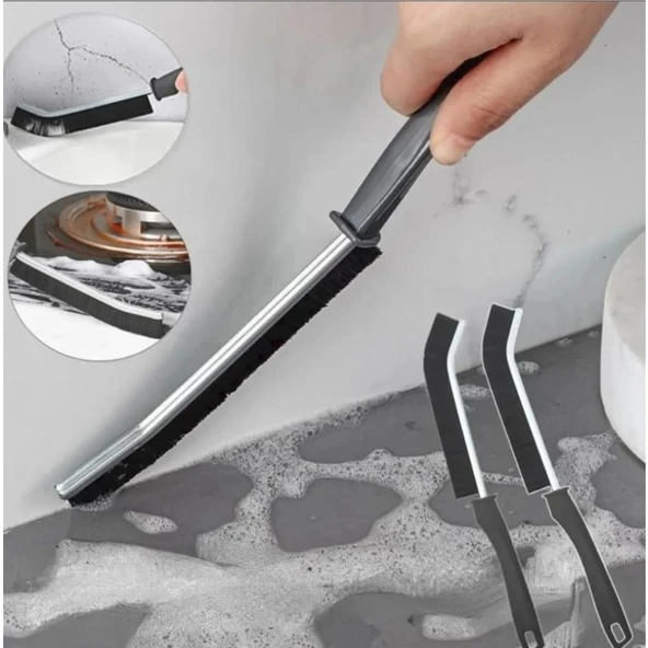 3 Adet Çok Amaçlı Multi Ince Temizlik Fırçası Derz Arası Banyo Mutfak Lavabo Detay Temizleme Fırçası ürün görseli 1