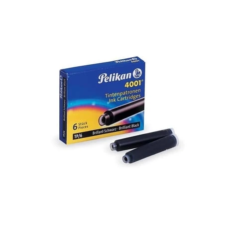 Pelikan Dolma Kalem Kartuşu Küçük Royal Siyah 6 Lı 4001 - 2