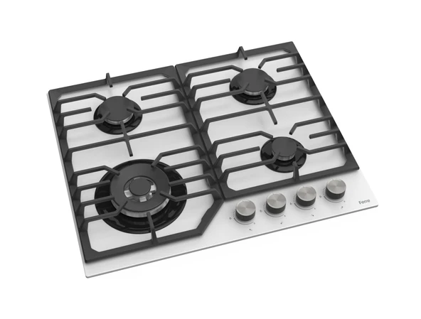 Ferre Flowart NT Asimetrik Seriisi 3'lü Beyaz Ankastre Set ( QBL62CB-NT026-D087 ) - Resim 7