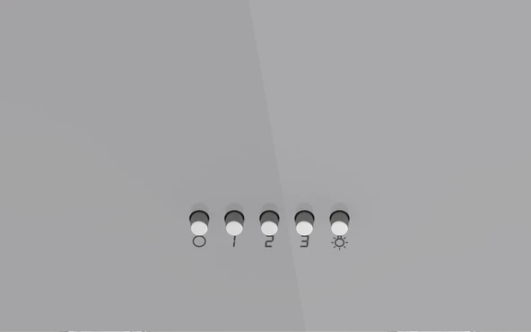 Ferre Flowart NT Asimetrik Seriisi 3'lü Gri Ankastre Set ( QBL62CPR-NT028-D088 ) - Resim 6