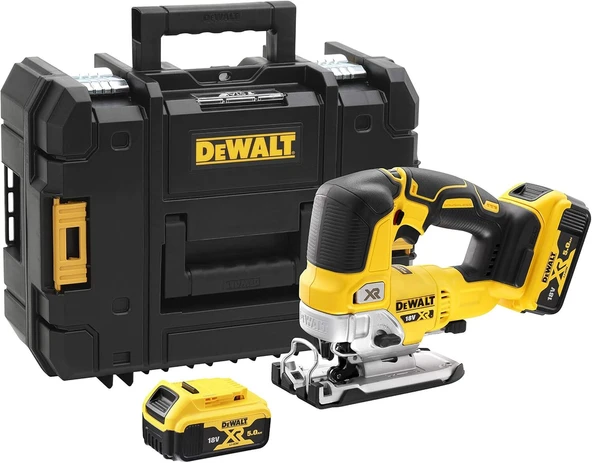 Dewalt DCS334P2 18V 5.0AH Li-ion Çift Akülü Kömürsüz Dekupaj Testere