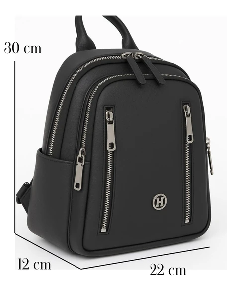 Kadın Deri Sırt Çantası Çok Gözlü 8683255013753 - 4