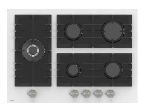 Ferre Flowart BL Modüler Seriisi 3'lü Beyaz Ankastre Set ( QBL62CB-BL136-D078 ) - Resim 3