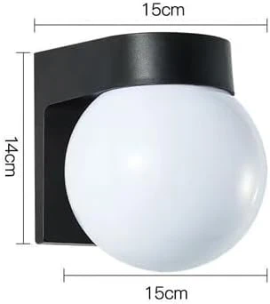 12 Watt Modern Tasarım İç ve Dış Mekan, Bahçe, Balkon, Banyo Apliği Günışığı Led Armatür Duvar Aplik - Resim 6