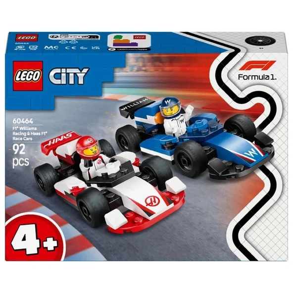Nessiworld LEGO City F1 Williams Racing ve Haas F1 Yarış Arabaları 60464 - 5