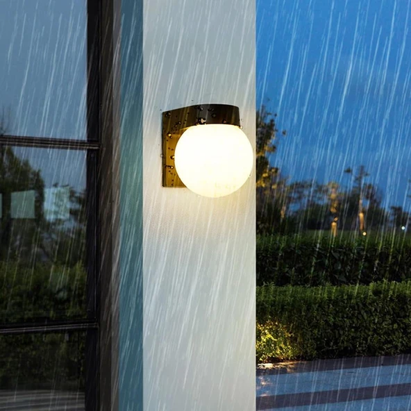 12 Watt Modern Tasarım İç ve Dış Mekan, Bahçe, Balkon, Banyo Apliği Günışığı Led Armatür Duvar Aplik - Resim 4