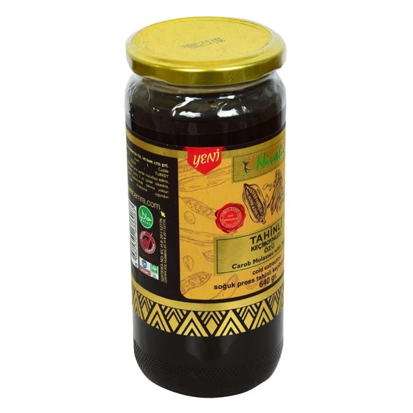 Nivalis Soğuk Press Tahinli Keçiboynuzu Özü Harnup Özü 640Gr - 3