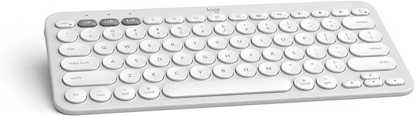 Logitech K380s Pebble Keys 2 Çoklu Cihaz Özellikli Bluetooth İngilizce Q Klavye - 3