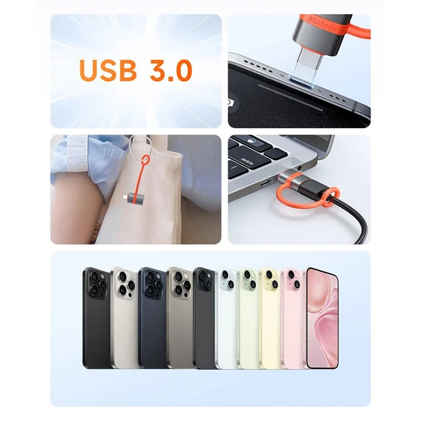 Mcdodo Usb Type-C Çevirici Otg Adaptör OT-3810 - 4
