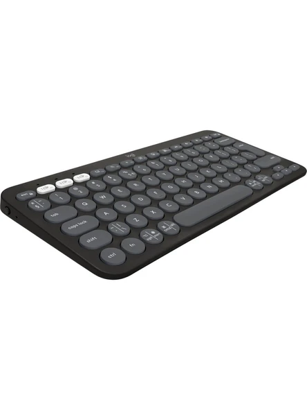 Logitech K380s Pebble Keys 2 Çoklu Cihaz Özellikli Bluetooth İngilizce Q Klavye - 6
