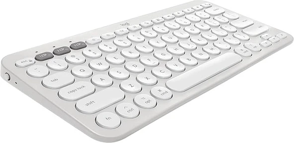 Logitech K380s Pebble Keys 2 Çoklu Cihaz Özellikli Bluetooth İngilizce Q Klavye - 2