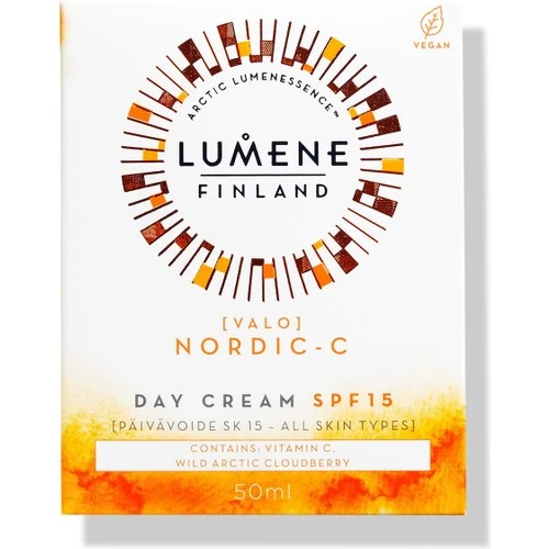Lumene Day Cream SPF15 - Vitamin C Aydınlatıcı & Leke Karşıtı Spf 15 Gündüz Bakım Kremi 50ML - Resim 5