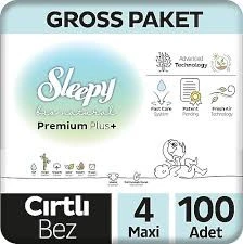 SLEEPY BİO NATUREL NO:4 MAXİ 100 ADET