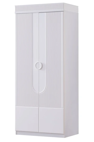 Vira Çocuk Odası Takımı, Vira 2 Kapaklı Dolap, Yıldız Büyüyen Beşik, Şifonyer, Kitaplık - 2