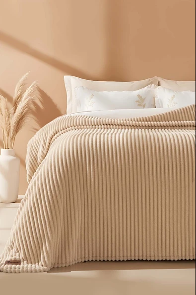 Rivaİstanbul Cappuccino Gloria Wellsoft Çift Kişilik Battaniye ürün görseli