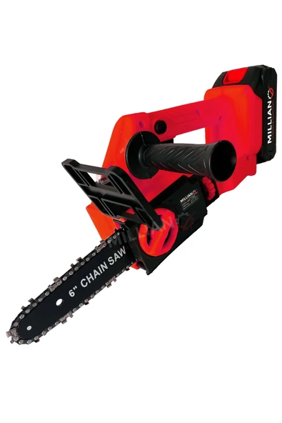 Kömürsüz Motor Yağ Pompalı Dal Budama Testeresi Çift Bataryalı Çift Palalı Akülü Ağaç Kesme Makinesi - 3