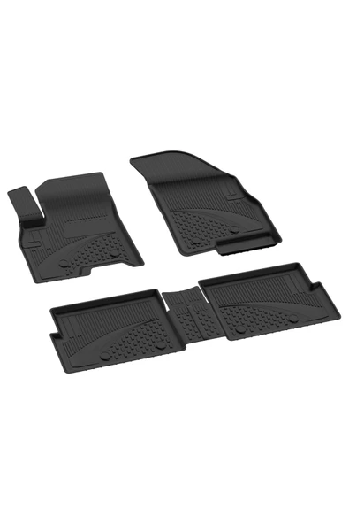 Sahler Chery Tiggo 7 Pro / Max 2022+ Uyumlu 4.5D Premium Havuzlu Paspas ve Liner Marka 3D Bagaj Havuzu - 4