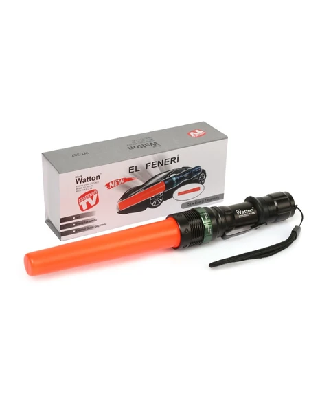 Q5 LED Güçlü Pilli EL Feneri Watton Wt-267 - 4