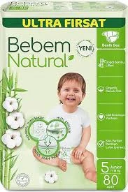 BEBEM NATURAL NO:5 JUNİOR 80 ADET