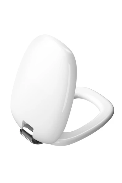 Vitra Plural 126-003-009 Klozet Kapağı, Yavaş Kapanır, Kolay Çıkabilir, Beyaz