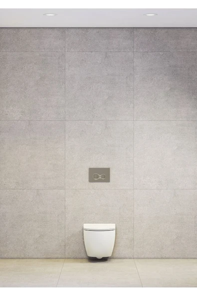 Vitra Sirius 740-0485 Kumanda Paneli, Mat Krom - Parlak Krom - 3