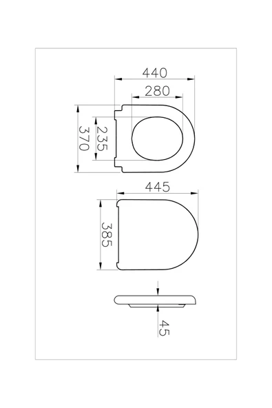 Vitra Liquid 137-003R009 Klozet Kapağı, Beyaz - 4