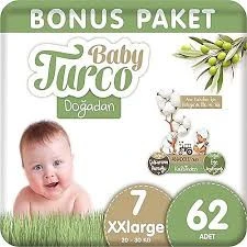 BABY TURCO NO:7 XXLARGE 62 ADET