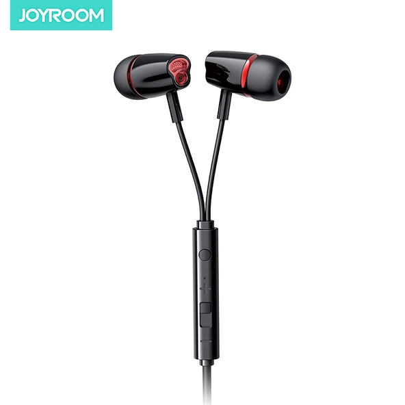 JOYROOM JR-EL114  IN-EAR WIRED EARPHONE-BLACK