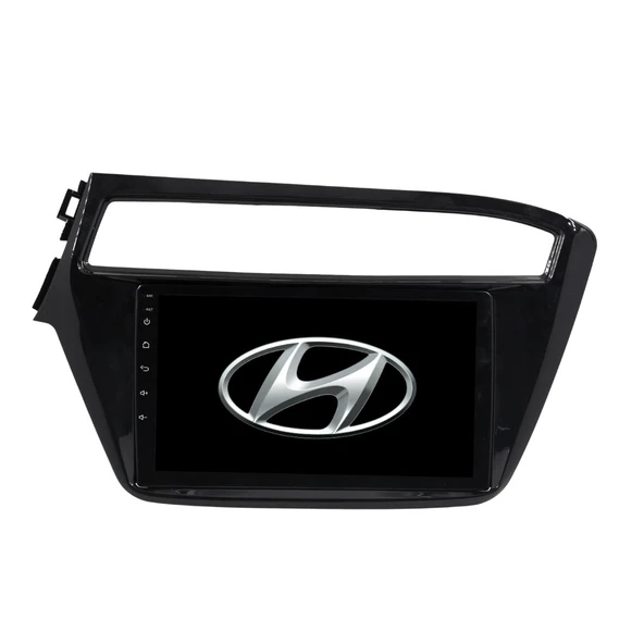 Hyundai i20 Araç Multimedya Android Ekran Carplay Double Teyp Navigasyon 2+32 9" 18-20 P.Black BLUEWAY