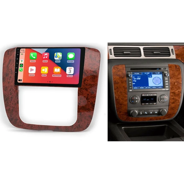 Chevrolet Tahoe Araç Multimedya Android Ekran Carplay Double Teyp 2+32 9" 06-14 Maun BLUEWAY - 4