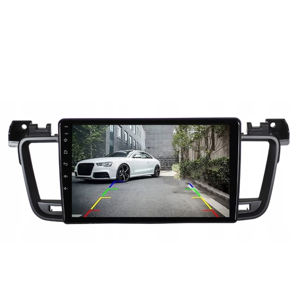 Peugeot 508 Araç Multimedya Android Ekran Carplay Navigasyon Double Teyp 2+32 9" 12-18 Black BLUEWAY - Resim 4