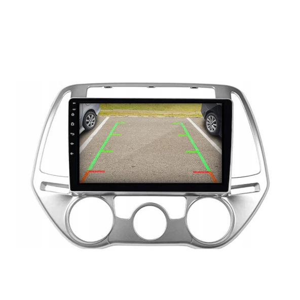 Hyundai i20 Araç Multimedya Android Ekran Carplay Double Teyp 2+32 9" 13-14 Düz Analog Silver BLUEWAY - Resim 3
