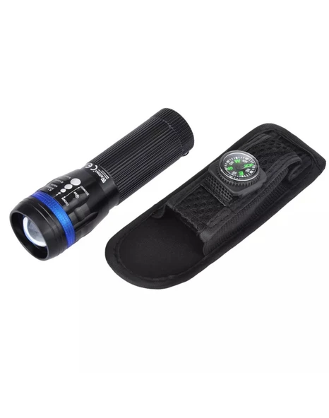 Süper Zoomlu Pilli Ledli Watton EL Feneri Wt-060 - 2