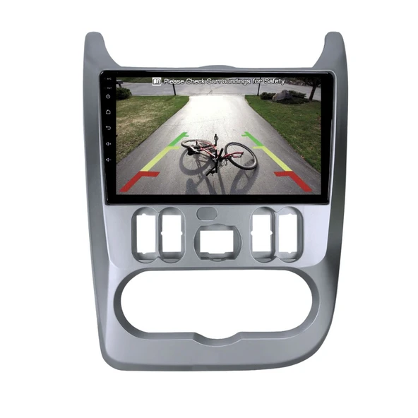 Dacia Logan Araç Multimedya Android Ekran Carplay Navigasyon Double Teyp 2+32 9" 09-12 Silver BLUEWAY - 3
