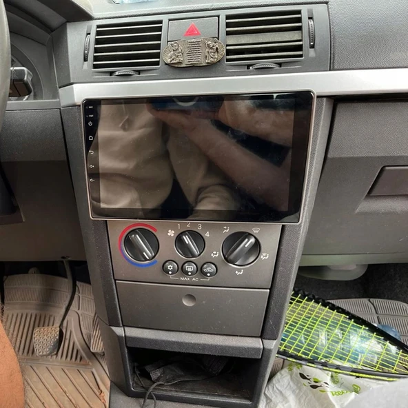 Opel Astra H Araç Multimedya Android Ekran Carplay Navigasyon Double Teyp 2+32 9" 04-14 Gri BLUEWAY - Resim 4