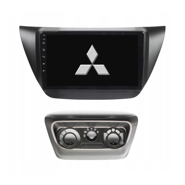 Mitsubishi Lancer Araç Multimedya Android Ekran Carplay Double Teyp 2+32 9" 04-08 Black BLUEWAY