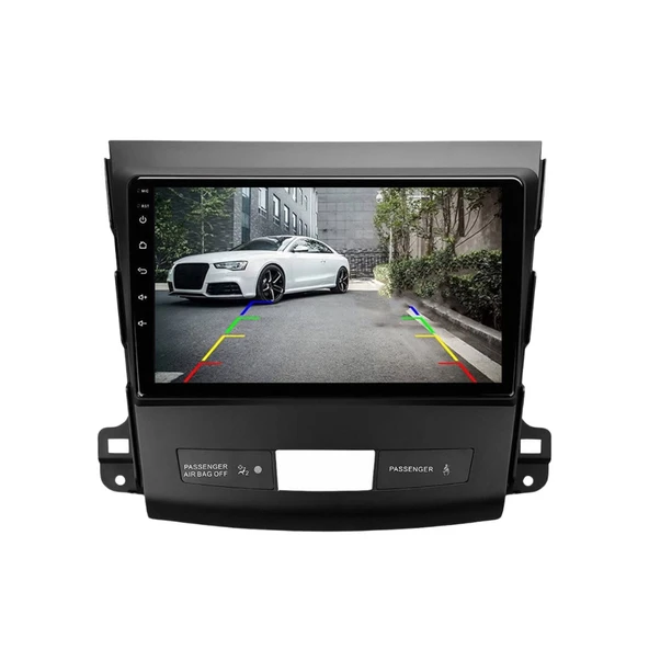 Mitsubishi Outlander Araç Multimedya Android Ekran Carplay Double Teyp 2+32 9" 08-12 Black BLUEWAY - 3