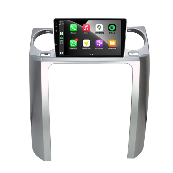 Land Rover Discovery 3 Araç Multimedya Android Ekran Carplay Double Teyp 2+32 9" 04-05 Silver BLUEWAY - Resim 3
