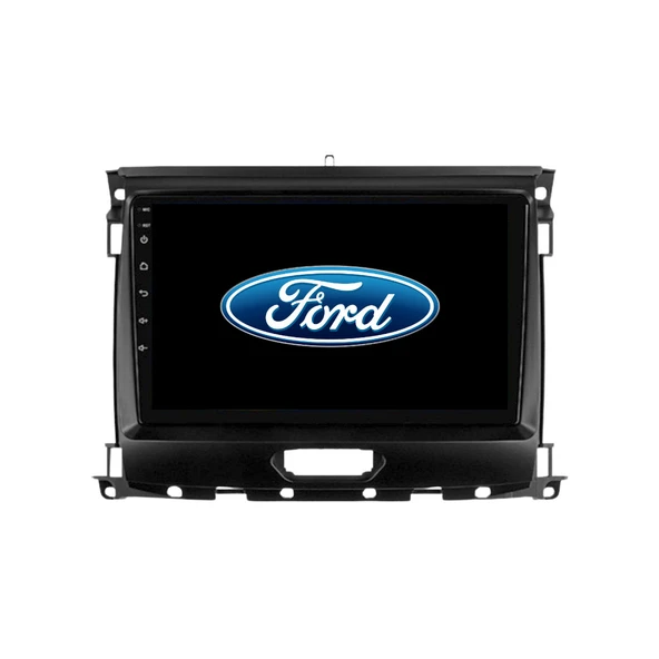 Ford Ranger Araç Multimedya Android Ekran Carplay Navigasyon Double Teyp 2+32 9" 15-20 Black BLUEWAY ürün görseli 1