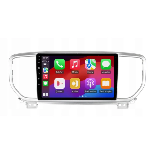 Kia Sportage Araç Multimedya Android Ekran Carplay Navigasyon Double Teyp 2+32 9" 19-21 Silver BLUEWAY - 3