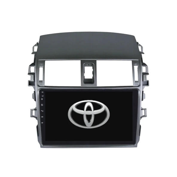 Toyota Corolla Araç Multimedya Android Ekran Carplay Double Teyp 2+32 9" 07-13 Gri BLUEWAY BYK