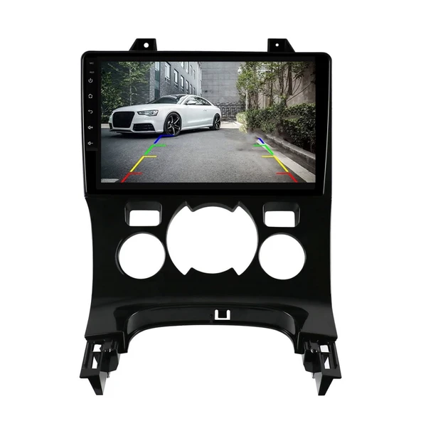 Peugeot 3008 - 5008 Araç Multimedya Android Ekran Carplay Double Teyp 2+32 9" 10-16 P.Black BLUEWAY - Resim 4