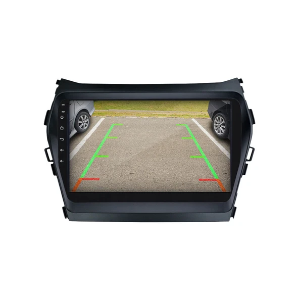 Hyundai Santa Fe Araç Multimedya Android Ekran Carplay Double Teyp 2+32 9" 13-17 Black BLUEWAY - Resim 4