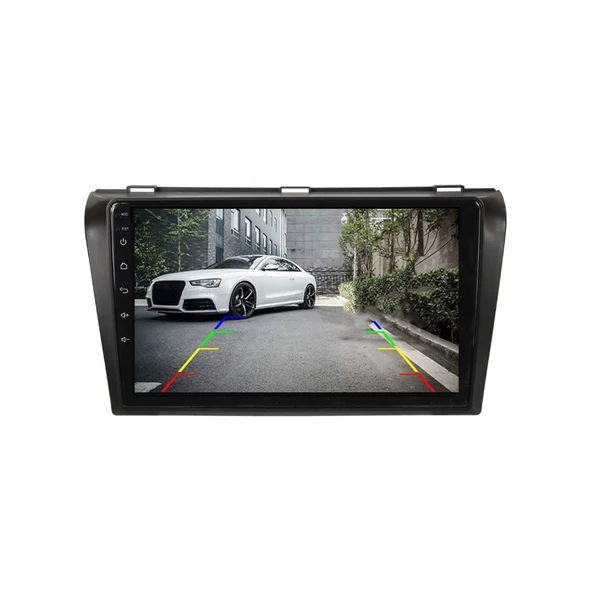 Mazda Mazda 3 Araç Multimedya Android Ekran Carplay Navigasyon Double Teyp 2+32 9" 04-09 Black BLUEWAY - 4